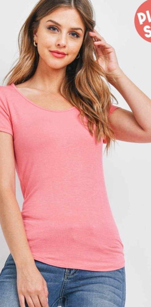 NWT Plus Size Coral Blouse